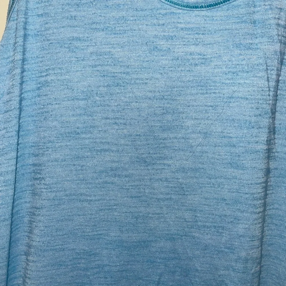 Lululemon Essential Tank Heathered Jet Set Blue Size 6